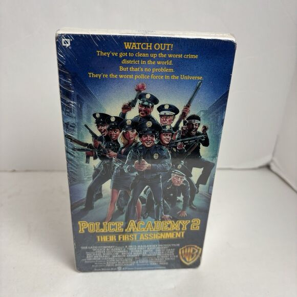 Police Academy 2 The First Assignment VHS  Tape - Brand New Factory Sealed - Picture 1 of 6